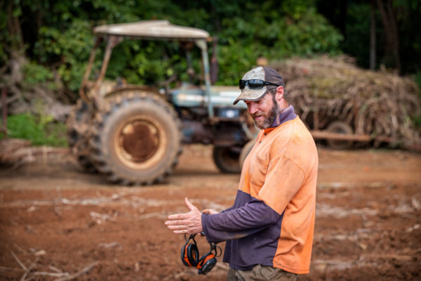 Photography of four farmers in the Innisfail and Euramo districts for Keep Left and Green Collar for the Reef Credits scheme.